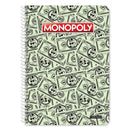 spiraalnotitieboek Monopoly 17 x 25 cm papier groen