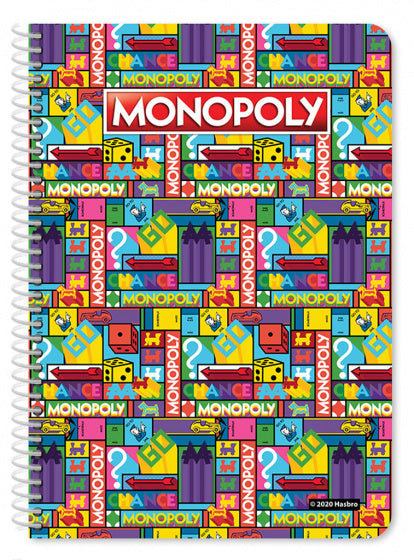 spiraalnotitieboek Monopoly A4 papier