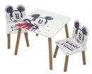 kindermeubels Mickey Mouse 50 x 50 cm hout wit 3-delig