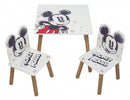 kindermeubels Mickey Mouse 50 x 50 cm hout wit 3-delig