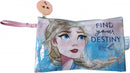 toilettas/etui Frozen 24 x 14 cm PVC/polyester roze