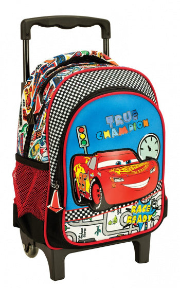 trolley-rugzak Cars 12 liter polyester rood/zwart/wit