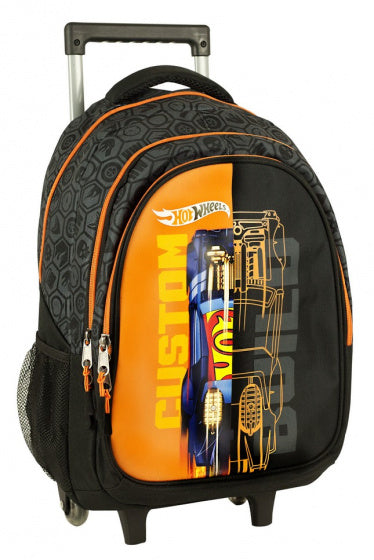 trolley-rugzak Hot Wheels 24 liter polyester zwart