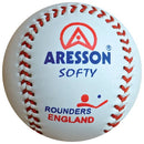 rounders bal Softy 19 cm leer wit