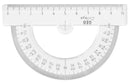 gradenboog Geo College 0-180 graden 10 cm transparant