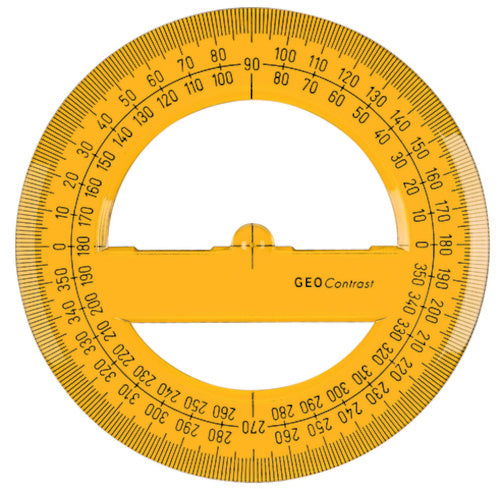 kompasroos Geocontrast 360° 12 cm geel
