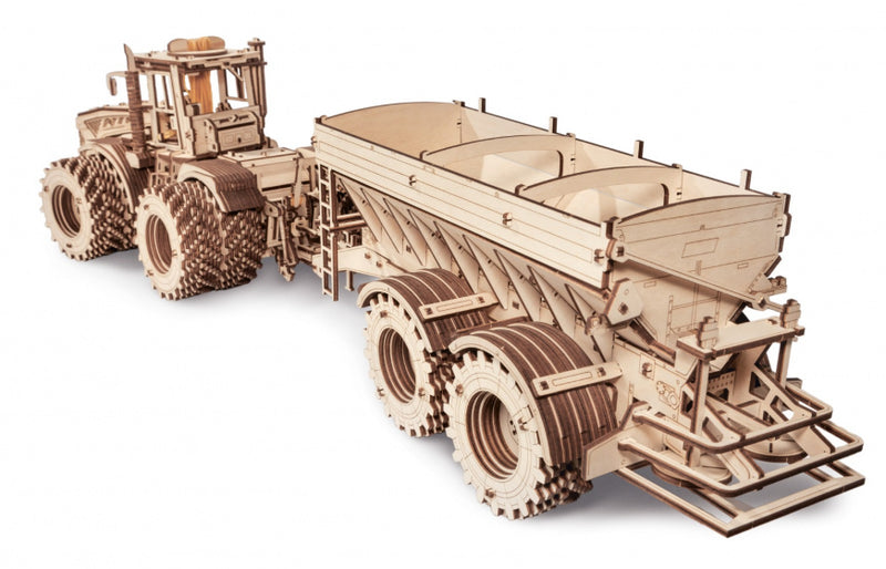 3D puzzel cm Trailer Tractor K-7M 50 cm hout 206 st.