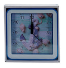 wekker Anker junior 15 x 4,3 x 15 cm blauw/wit