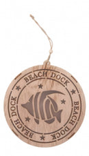 decoratiehanger led Beach dock vis 14,5 cm blank