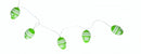 lichtsnoer met paaseieren 2 meter groen/wit 10LED