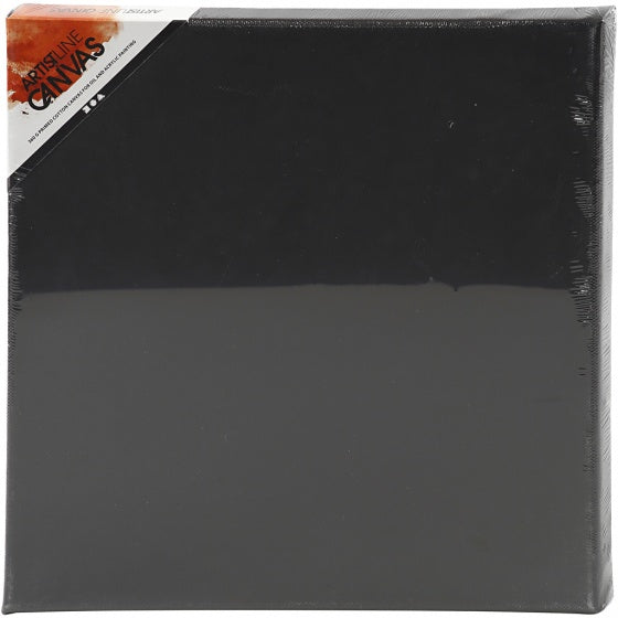 canvas 30 x 30 x 1,6 cm zwart