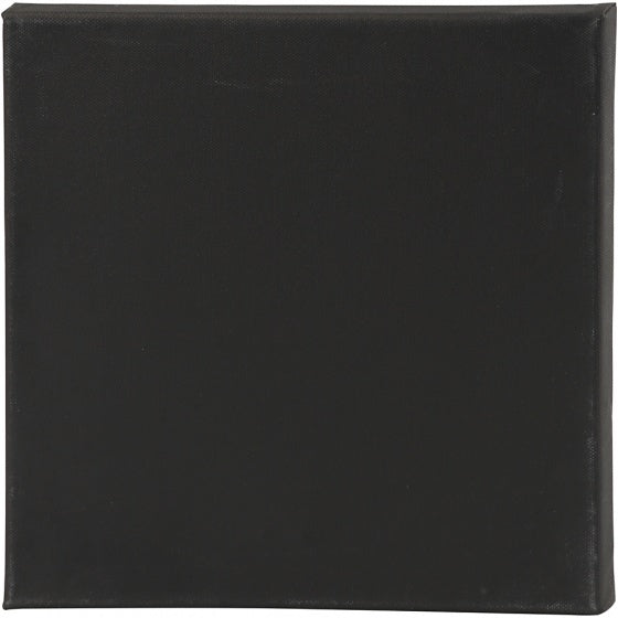 canvas 30 x 30 x 1,6 cm zwart