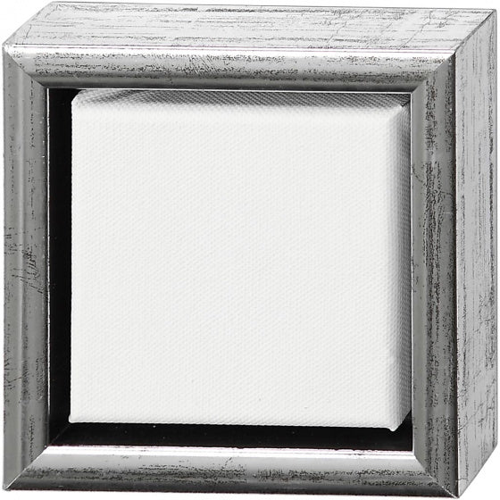 canvas met lijst 14 x 3 cm 6 stuks