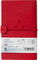 notitieboek A5 19,5 x 12 cm imitatieleer rood
