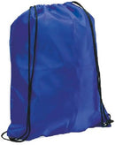 gymtas 45 x 35 cm polyester blauw