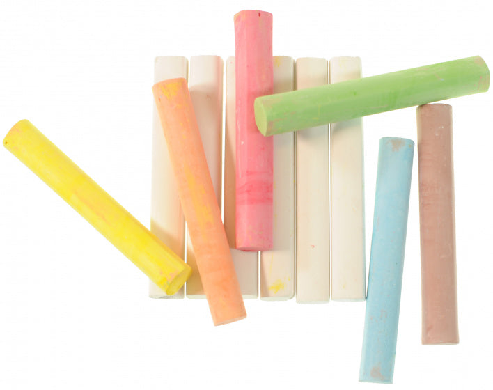 12 delige set stoepkrijt