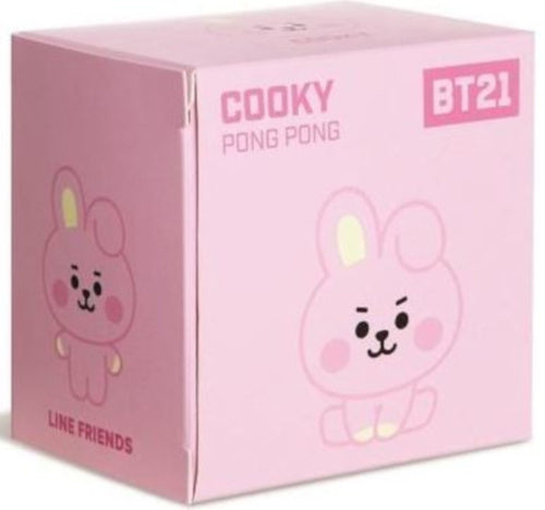 knuffel cooky baby pong pong junior 8 cm pluche roze