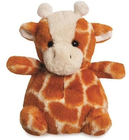knuffel Cuddle Pals giraffe 18 cm pluche bruin