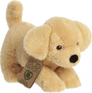 knuffel Eco Nation labrador junior 21 cm pluche naturel