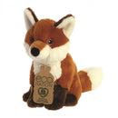 knuffel Eco Nation vos 23 cm pluche bruin