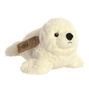 knuffel Eco Nation zeehond 30,5 cm pluche wit