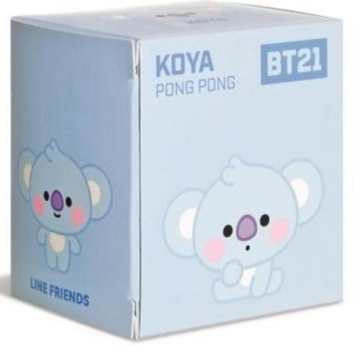 knuffel koya baby pong pong junior 8 cm pluche blauw