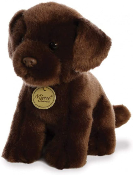 knuffel labrador junior 28 cm pluche bruin