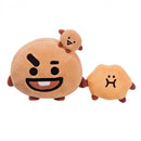 knuffel Linefriends BT21 Shooky 17 cm pluche bruin
