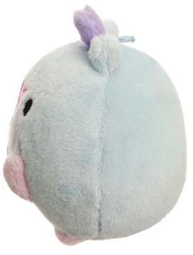 knuffel mang pong pong junior 8 cm pluche turquoise