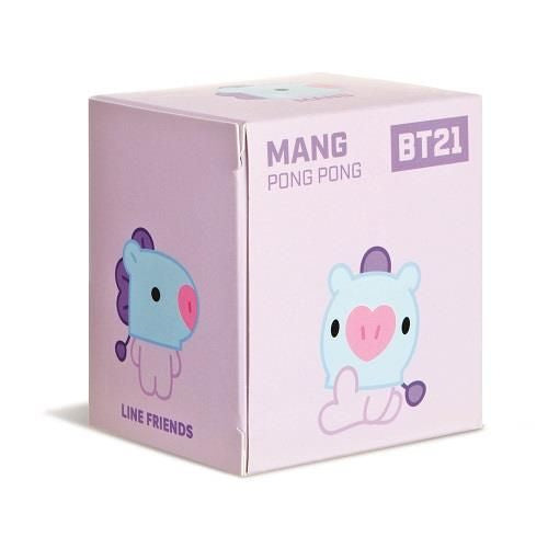 knuffel mang pong pong junior 8 cm pluche turquoise
