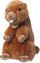 knuffel marmot junior 21,5 cm pluche bruin
