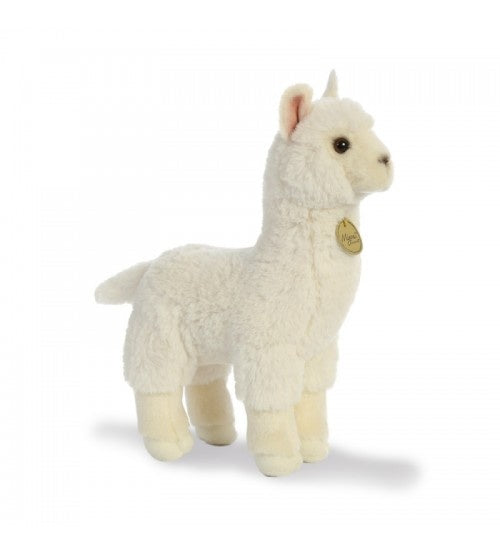 knuffelalpaca MiYoni junior 30,5 cm pluche wit
