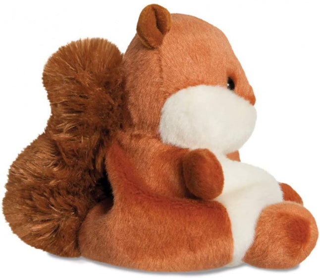 knuffeleekhoorn Palm Pals 13 cm pluche bruin/wit