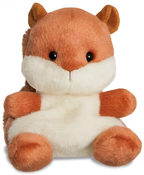 knuffeleekhoorn Palm Pals 13 cm pluche bruin/wit