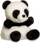 knuffelpanda Palm Pals junior 13 cm pluche zwart/wit