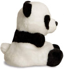 knuffelpanda Palm Pals junior 13 cm pluche zwart/wit