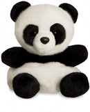 knuffelpanda Palm Pals junior 13 cm pluche zwart/wit