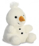 knuffel Palm Pals sneeuwpop 13 cm pluche wit