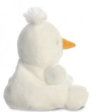 knuffel Palm Pals sneeuwpop 13 cm pluche wit