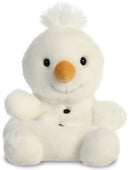 knuffel Palm Pals sneeuwpop 13 cm pluche wit