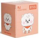 knuffel RJ baby pong pong junior 8 cm pluche wit