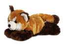 knuffel rode panda 20,5 cm bruin