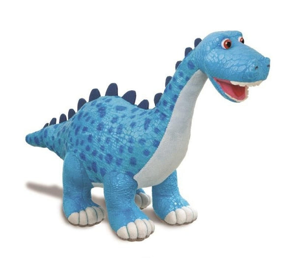 knuffeldinosaurus Munch Diplodocus blauw 24 cm