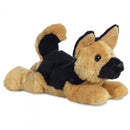 knuffelhond Flopsie 30,5 cm bruin/zwart