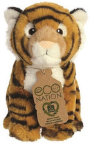 knuffeltijger Eco Nation 24 cm pluche oranje