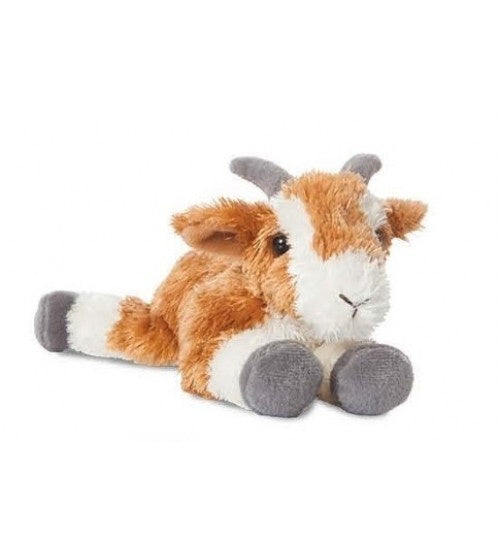 Knuffel Mini Flopsie geit bruin gevlekt 20,5 cm