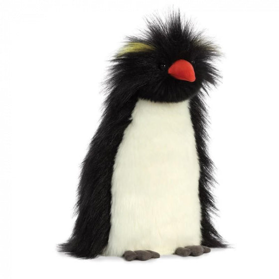 pinguïnknuffel Theo Rock Hopper 26,5 cm pluche wit/zwart