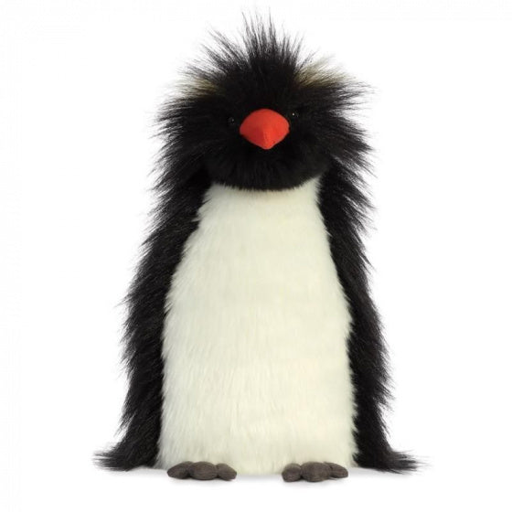 pinguïnknuffel Theo Rock Hopper 26,5 cm pluche wit/zwart