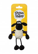 sleutelhanger Shaun het schaap 14 cm wit/zwart