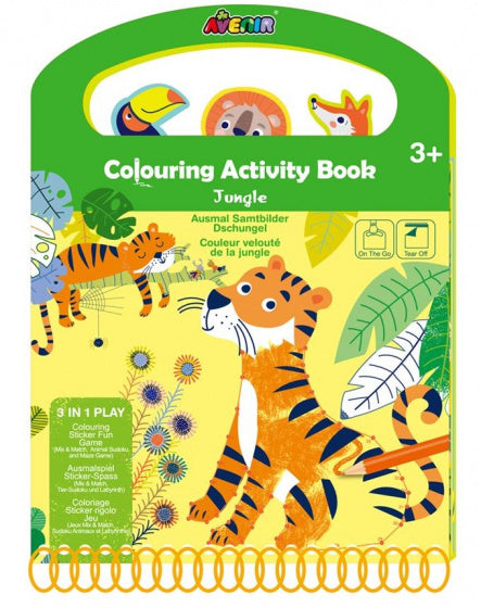 magisch kleurboek jungle junior papier 20 pagina's